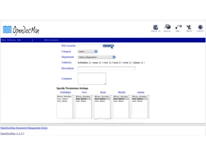 OpenDocMan-file location
