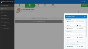 Quicktapsurvey question type