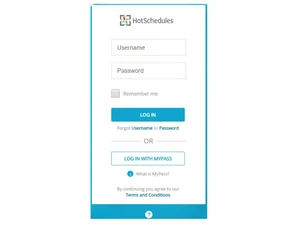 Hotschedules Mobile Interface