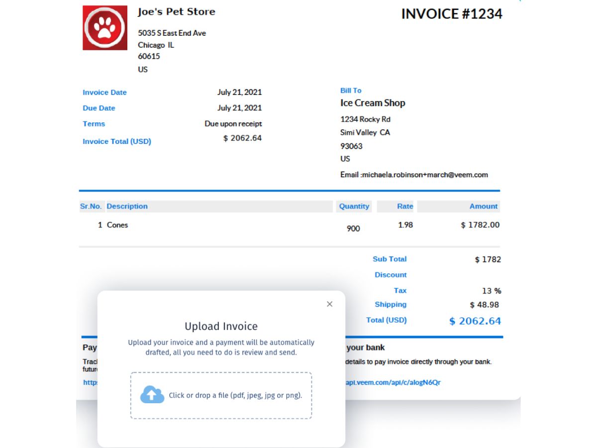 Veem-send-invoice