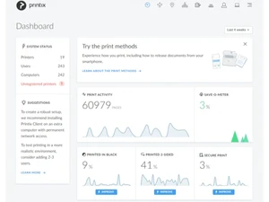Printix-dashboard
