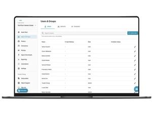 ezeep-users and groups
