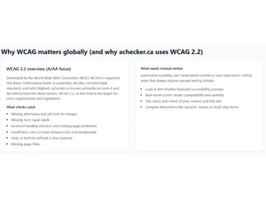 AChecker-WCAG