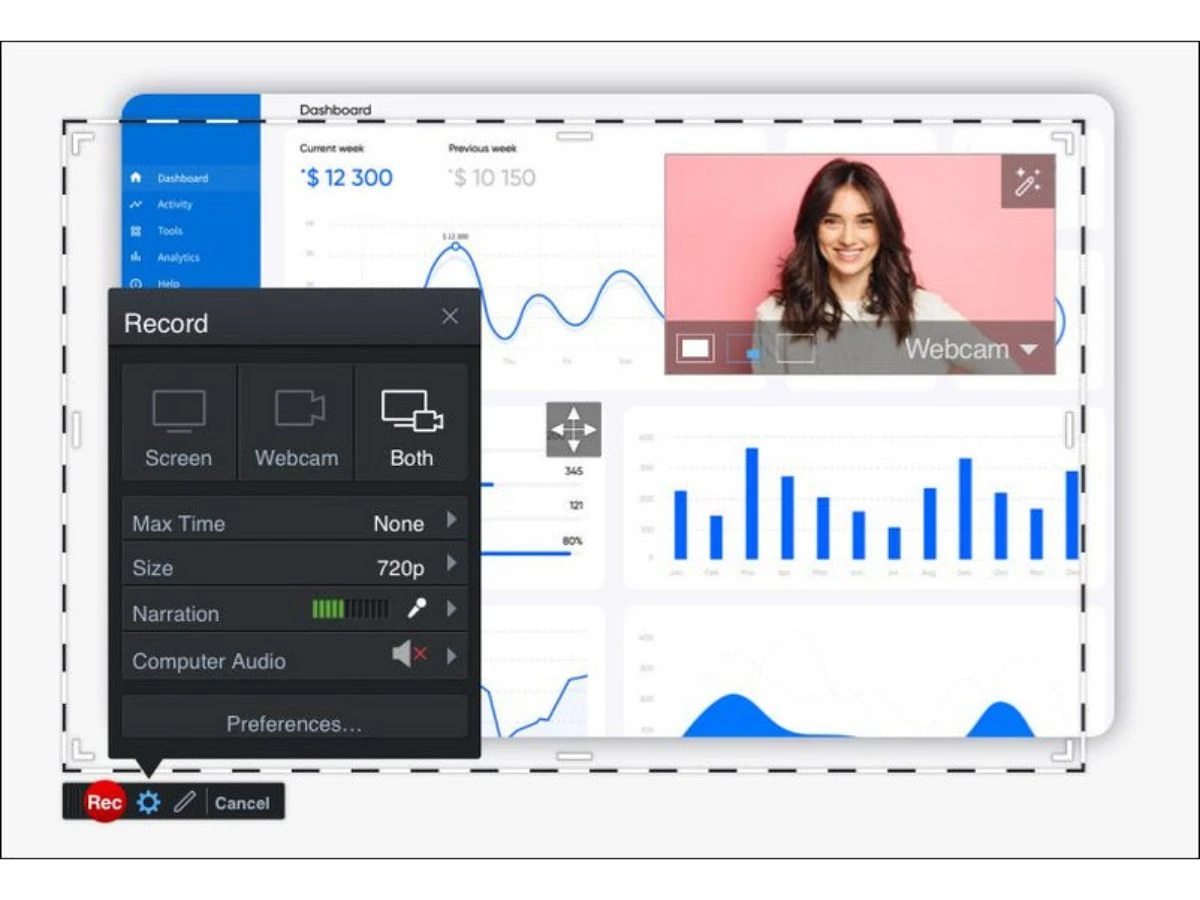 RecordCast-dasboard