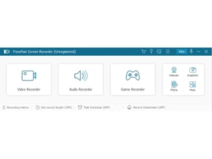 FonePaw Screen Recorder-history