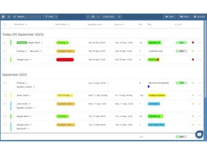 Schedule it-list view