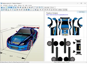 Pepakura Designer-edit mode