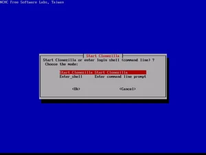 Clonezilla-shell command