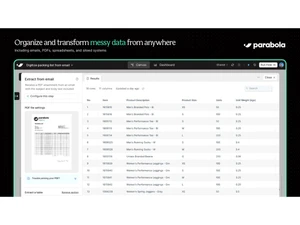 Parabola-transform data