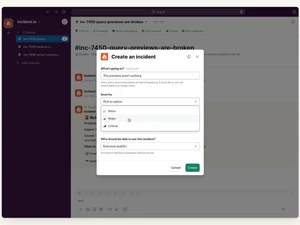 incident io-create incident