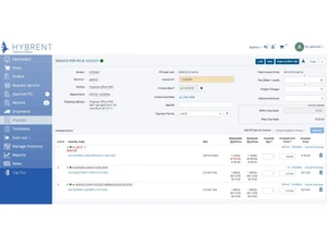 Hybrent-invoicing