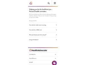 Health Advocate-reminders