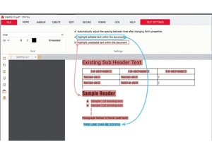 pdfpro subheader