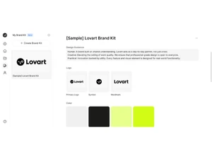 Lovart AI-brand kit