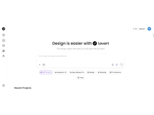 Lovart AI-dashboard