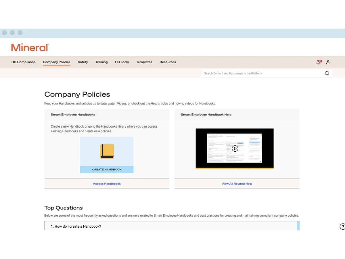 Mitratech Mineral-policies