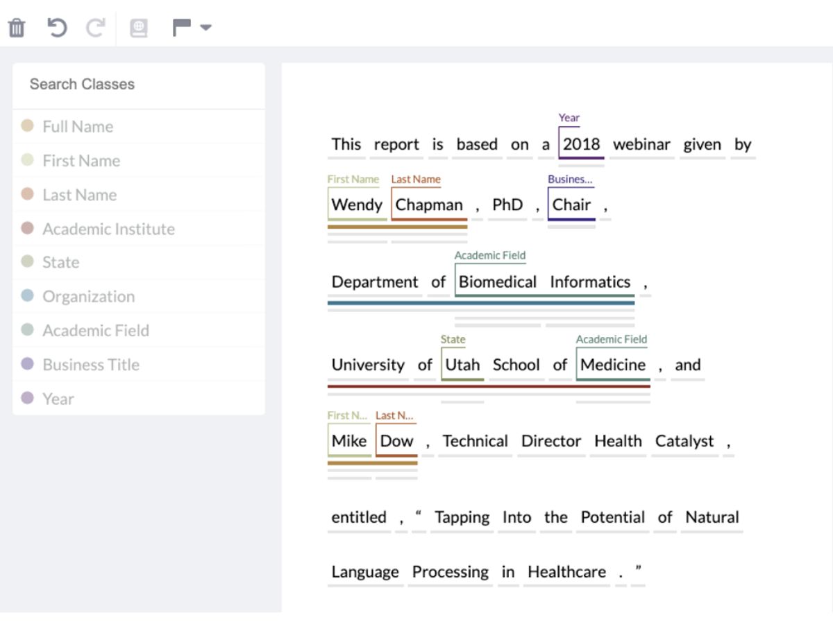 Appen-text annotation