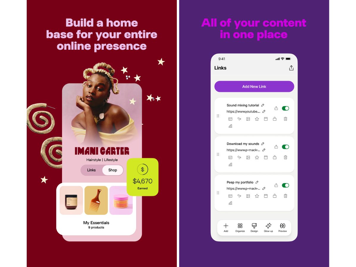 Linktree-content