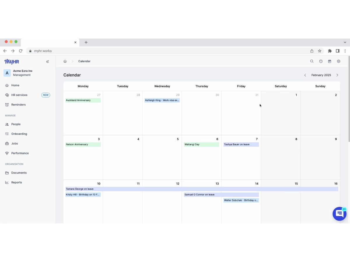 MyHR-calendar