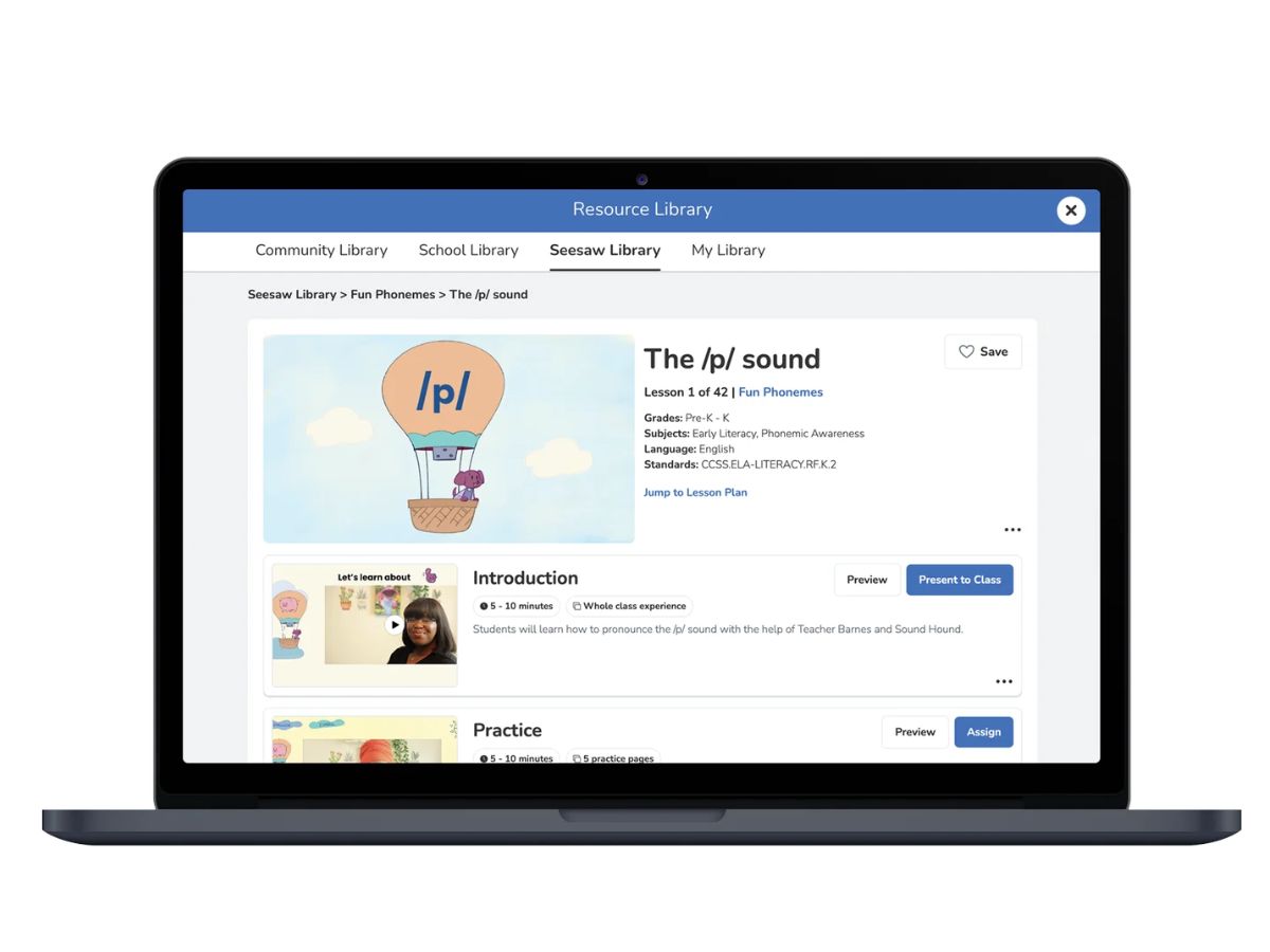 Seesaw-curriculum