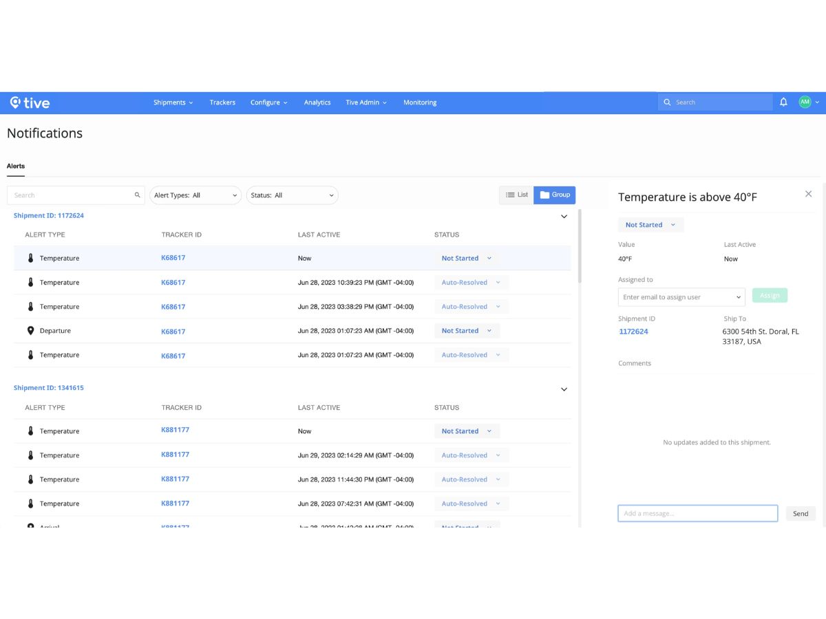 Tive-notifications