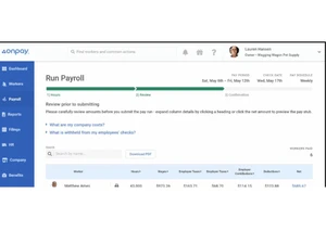 Onpay run payroll