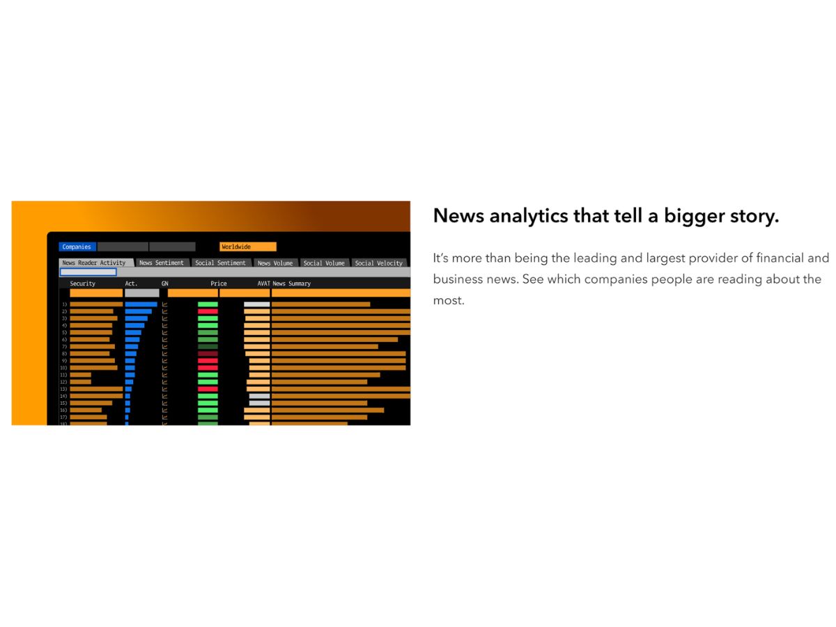 Bloomberg Terminal-analytics