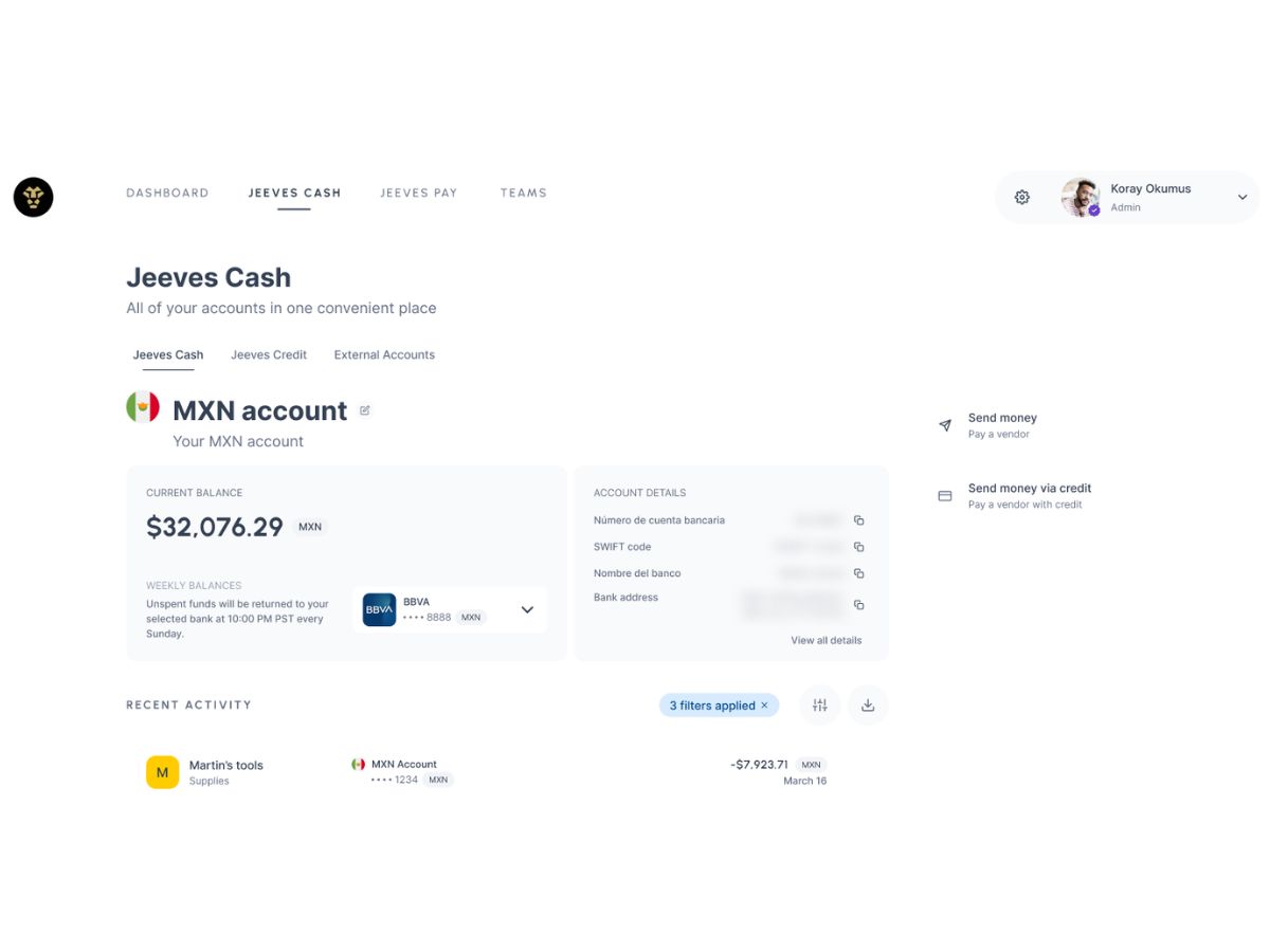 Jeeves-cash