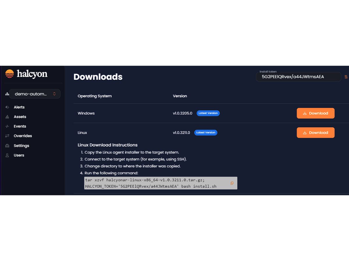 Halcyon-downloads