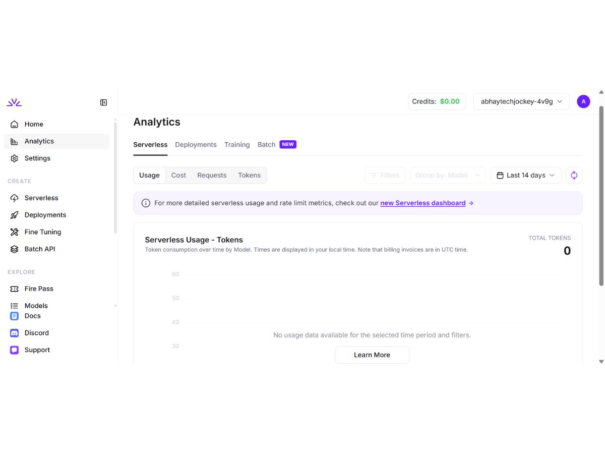 Fireworks-AI analytics
