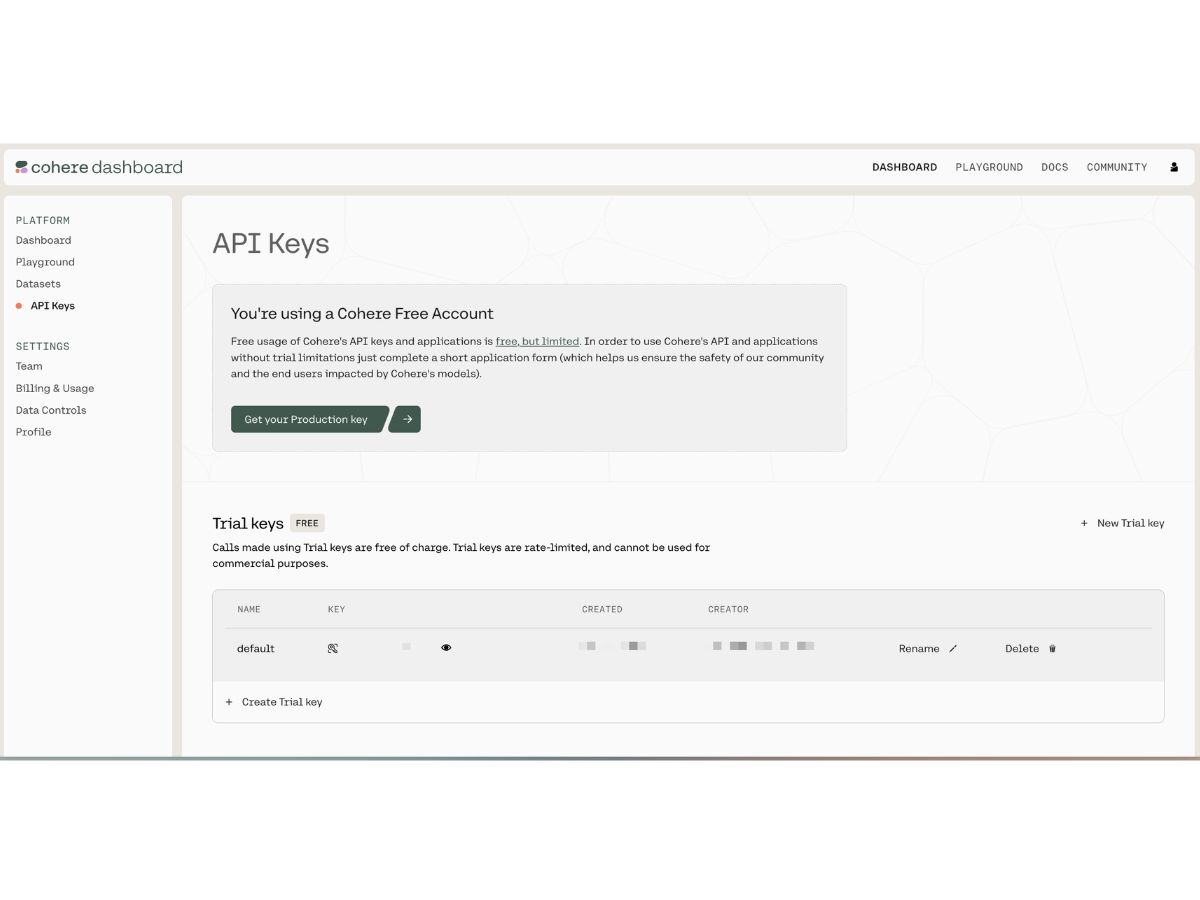 Cohere-API