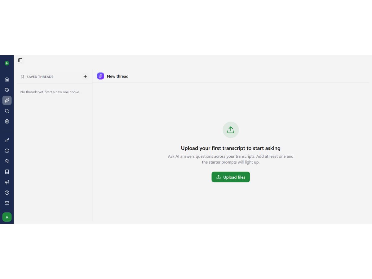 Go Transcribe-ask AI
