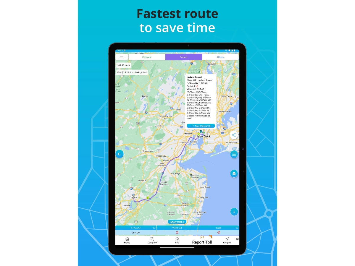 TollGuru-fastest