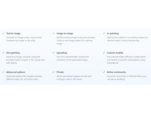 DiffusionBee Features