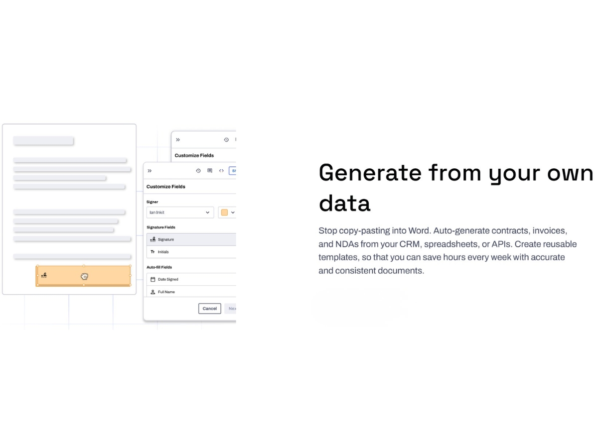 Inkit-generate data