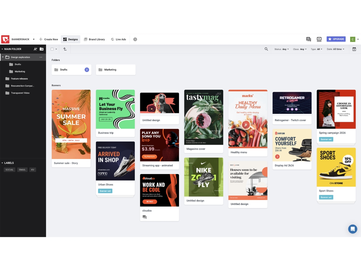 Bannersnack-dashboard