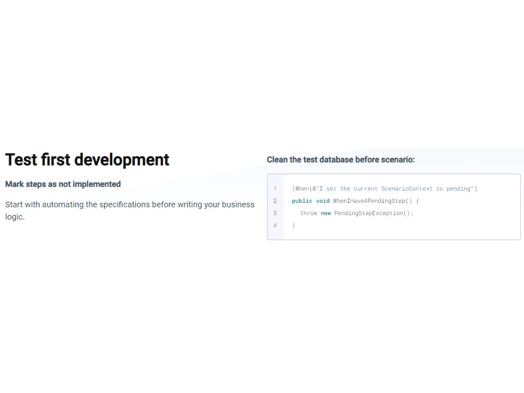 SpecFlow-Development
