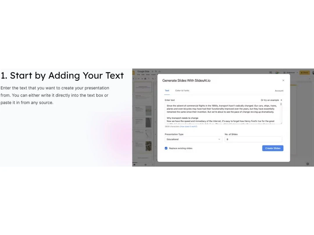 SlidesAI-Addyourtext