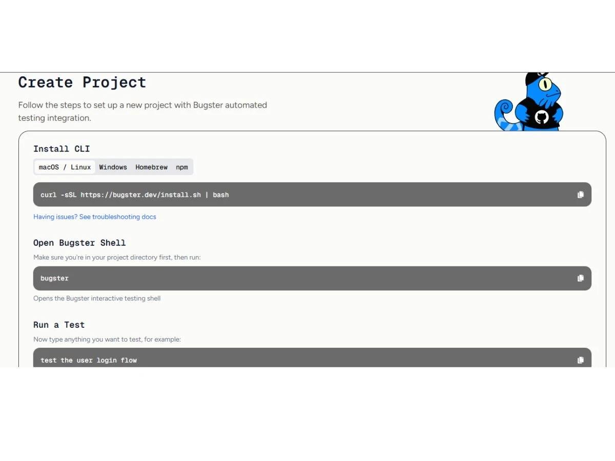 Bugster-project