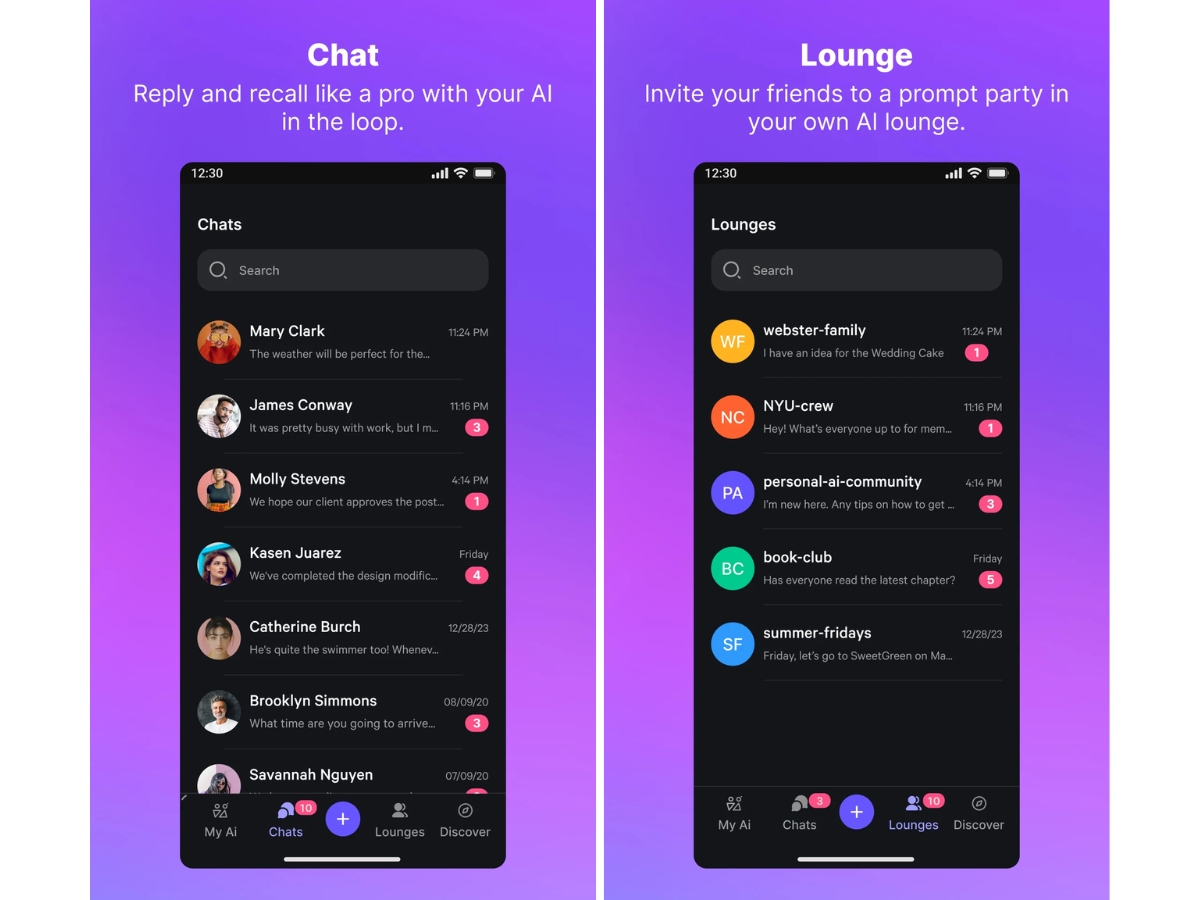 Personal AI-chat