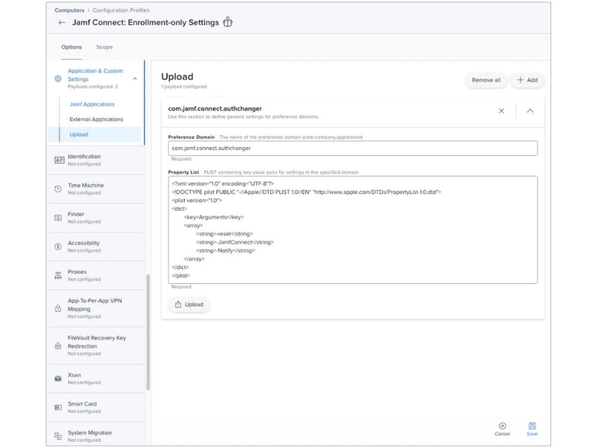 Jamf Connect-upload