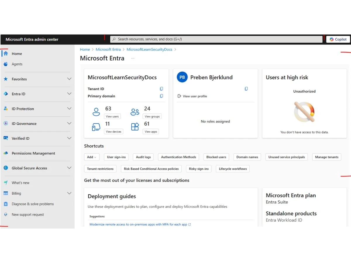 Microsoft Entra ID-admin