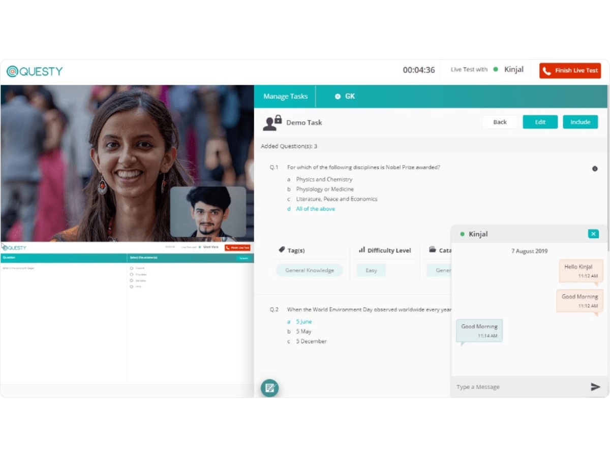 Questy-manage tasks