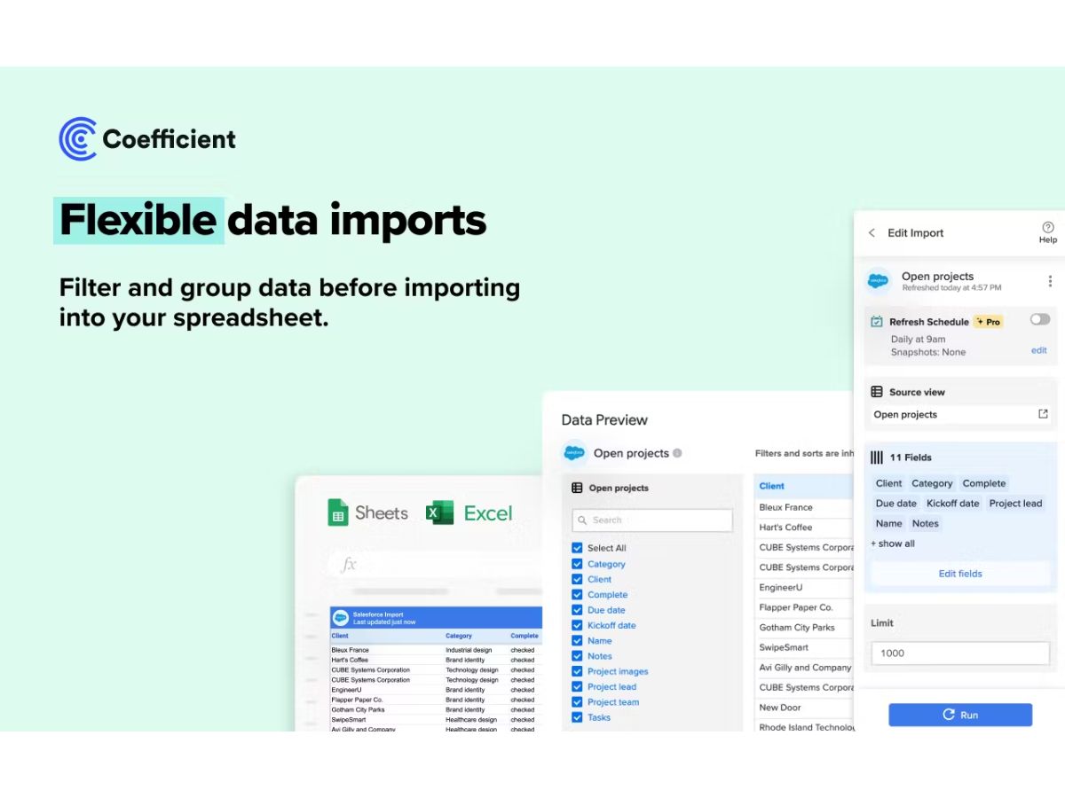 Coefficient-imports