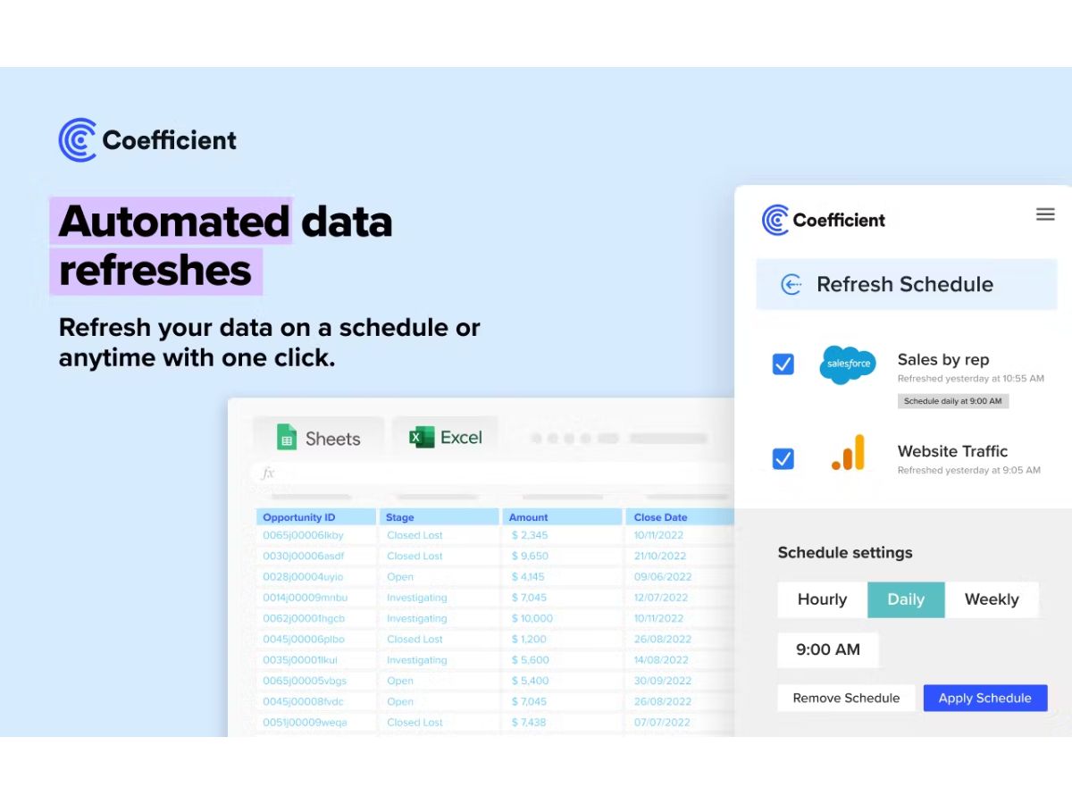 Coefficient-refreshes