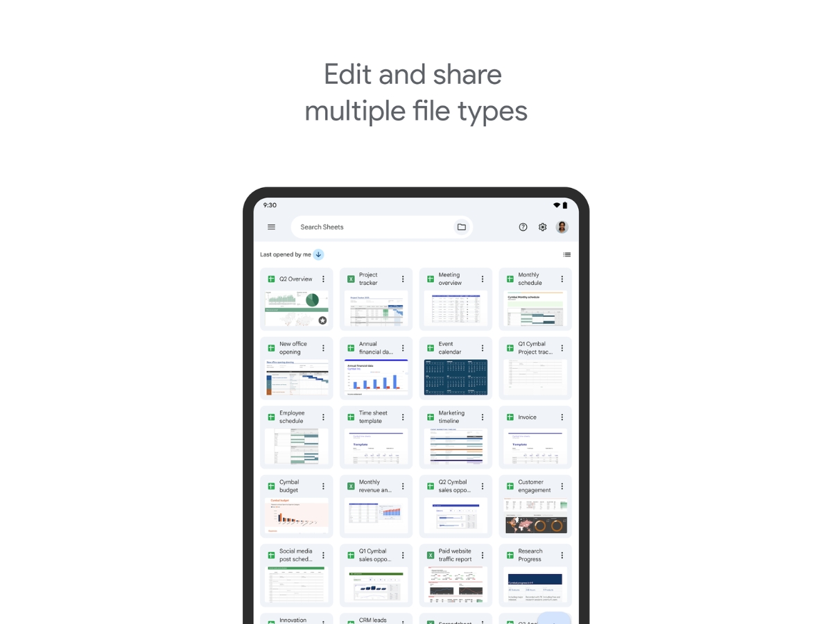 Google Sheets-edit