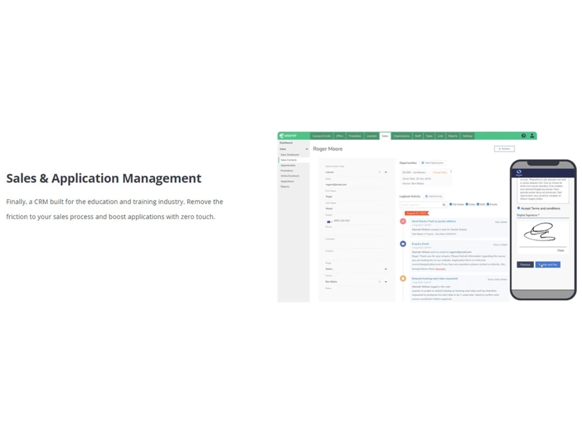 Wisenet-application
