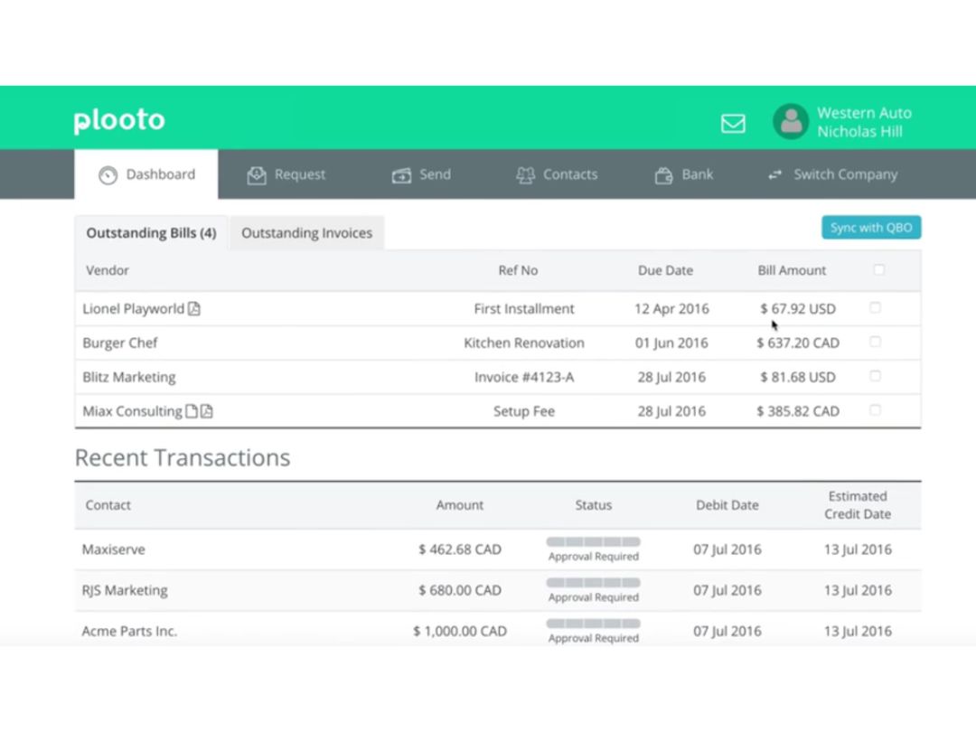 Plooto-dashboard