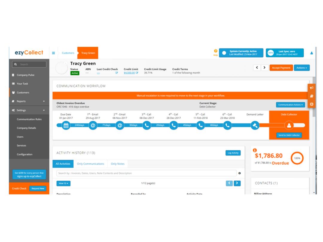 ezyCollect-escalation debt collection