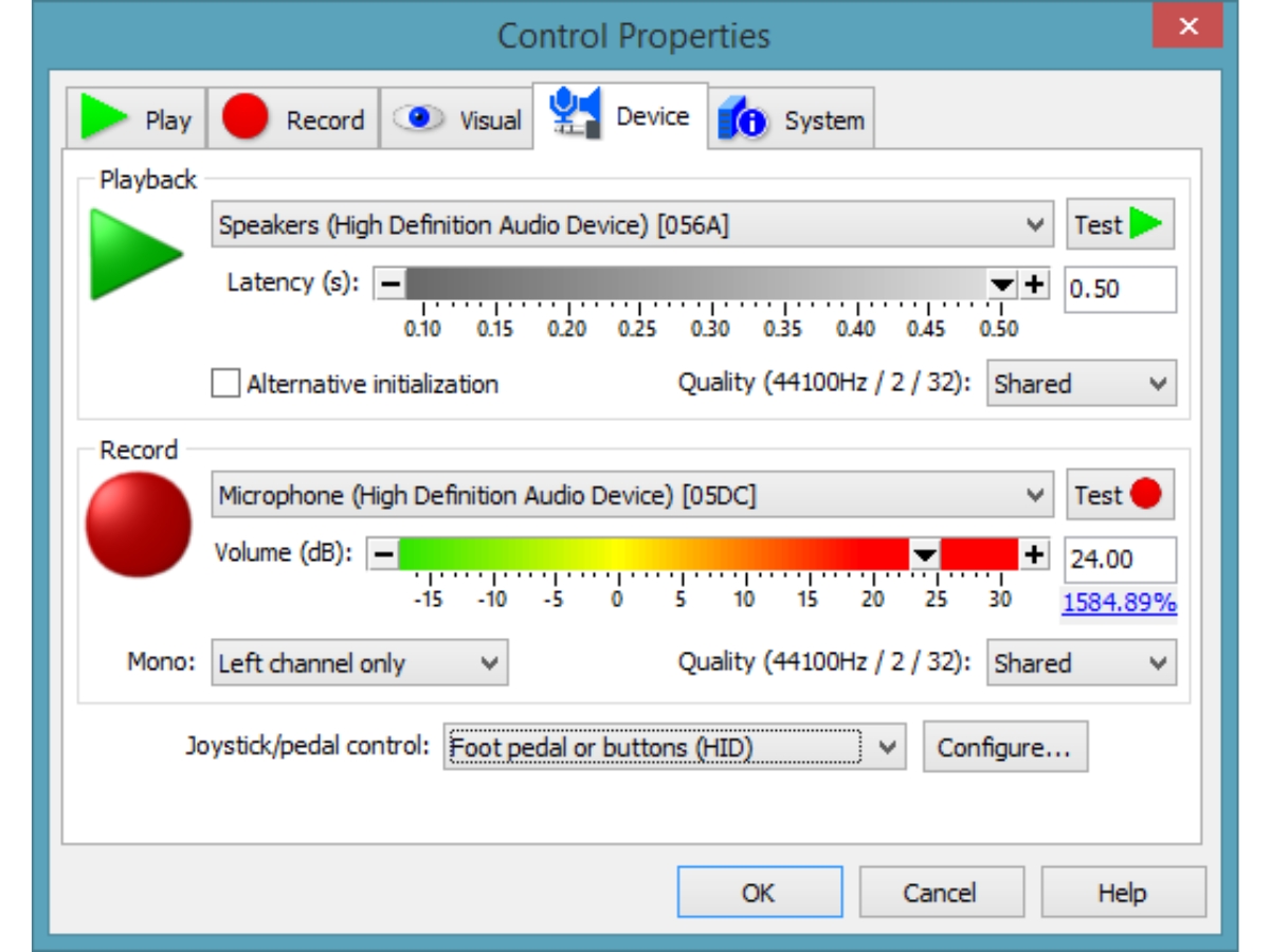 GoldWave-control
